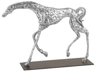 Phillips Collection Silver Prancing Horse Sculpture PHCPH94513