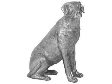 Phillips Collection Liquid Silver Labrador Sculpture PHCPH95581