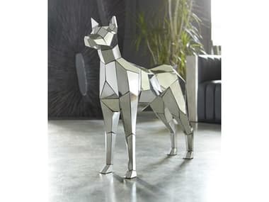 Phillips Collection Silver Crazy Cut Dog Sculpture PHCPH97073