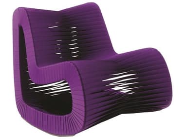Phillips Collection Seat Belt Purple / Black Rocker Rocking Chair PHCB2063PU