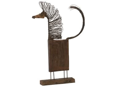 Phillips Collection Wire Horse Black Brown Sculpture PHCTH87871