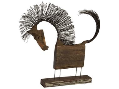 Phillips Collection Wire Horse Brown Black Sculpture PHCTH87873