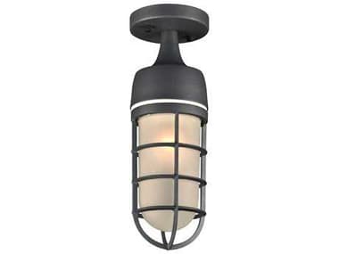 PLC Lighting Cage Bronze Incandescent Outdoor Ceiling Light PLC8052BZ