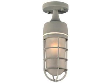 PLC Lighting Cage Silver Incandescent Outdoor Ceiling Light PLC8052SL