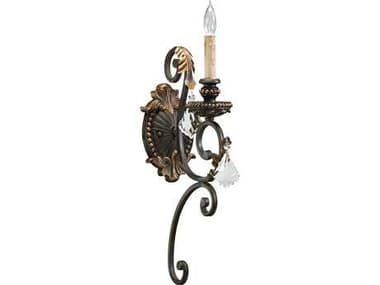 Quorum International Rio Salado Toasted Sienna with Mystic Silver Wall Sconce QM5357144