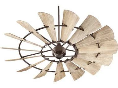 Quorum International Windmill Oiled Bronze 72'' Wide Indoor Ceiling Fan QM9721586
