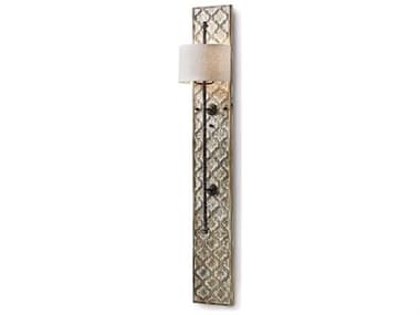 Regina Andrew Accent 58" Tall 2-Light Distressed Gold Wall Sconce REG151003