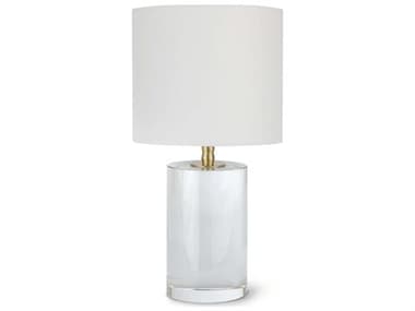 Regina Andrew Crystal Clear Linen Brass Table Lamp REG131286