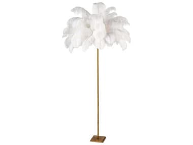 Regina Andrew Gold Leaf 1-light Floor Lamp REG141038