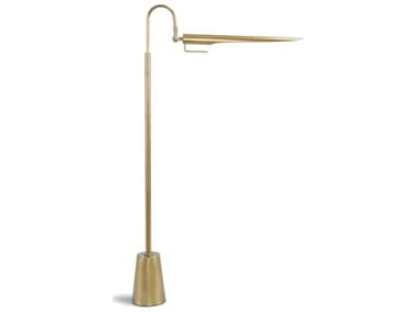 Regina Andrew Raven 69" Tall Natural Brass Floor Lamp REG141017NB