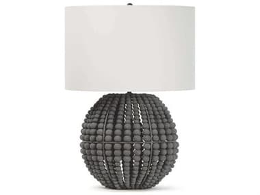 Regina Andrew Tropez Grey Linen Buffet Lamp REG131349GRY
