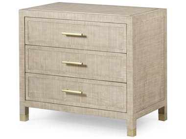 Sonder Living 34&quot; Wide 3-Drawers Ash Wood Nightstand RD0804134