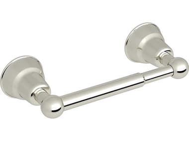 Rohl Arcana Polished Nickel Wall Mount Single Spring Loaded Toilet Paper Holder HORCIS18PN