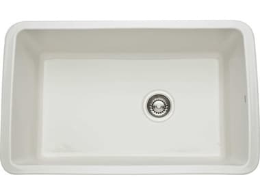 Rohl Fireclay Pergame 32'' Rectangular Single Bowl Undermount Kitchen Sink HOR630768