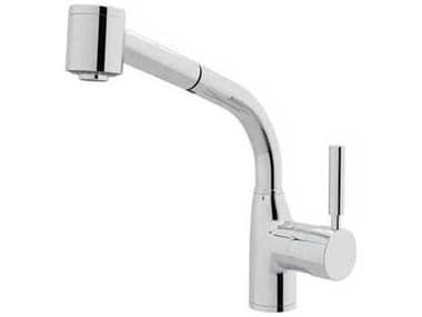 Rohl Lux Polished Chrome Pull-Out Kitchen Faucet with Side Lever Handle HORR7923APC