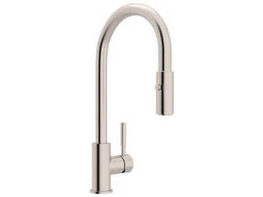 Rohl Lux Stainless Steel Pull-Down Faucet with Side Lever Handle HORR7520SS