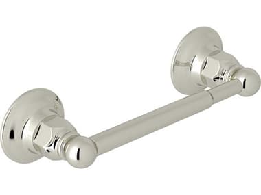 Rohl Polished Nickel Wall Mount Single Spring Loaded Toilet Paper Holder HORROT18PN