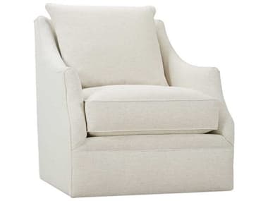 Rowe Kara Swivel 39" Beige Fabric Accent Chair ROWKARA016OCT19