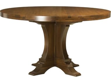 Saloom New Castle 60''W Bristol Pedestal Dining Table SLMMDWO6060BRI