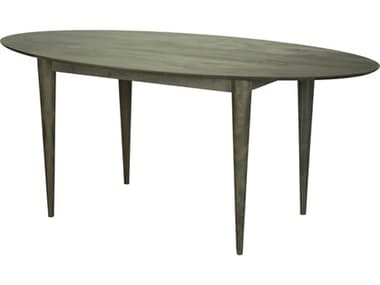 Saloom Skyline 80&quot; Oval Wood Dining Table SLMSCWE4280CON