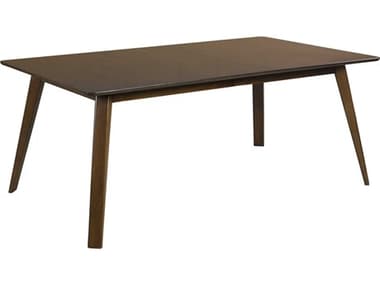 Saloom Furniture Skyline Walnut 60-78'' Wide Rectangular Dining Table with Extension SLMSSWI36601ALTQSWALNUT