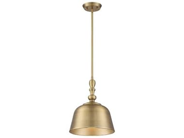 Savoy House Berg 12" 1-Light Warm Brass Dome Mini Pendant SV737511322
