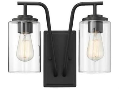 Savoy House Meridian 2 - Light Glass Outdoor Wall Light SVM50042BK