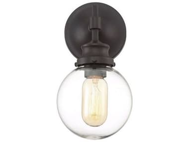 Savoy House Meridian 10" Tall 1-Light Oil Rubbed Bronze Glass Wall Sconce SVM90024ORB