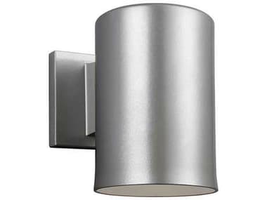 Sea Gull Lighting Outdoor Bullets Painted Brushed Nickel 1 Wall Light SGL8313801753