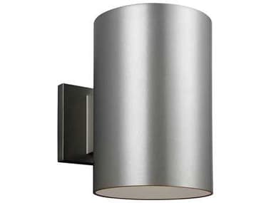 Sea Gull Lighting Outdoor Bullets Painted Brushed Nickel 1 Wall Light SGL8313901753