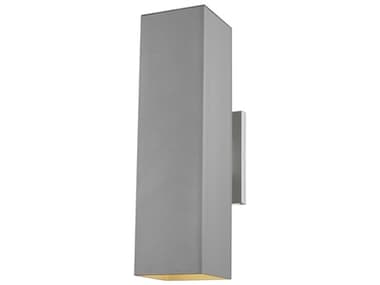 Sea Gull Lighting Pohl Painted Brushed Nickel 2-light Glass Outdoor Wall Light SGL8831702753