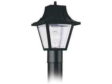 Sea Gull Lighting Polycarbonate Outdoor Clear 1 Glass Post Light SGL827532