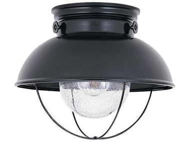 Sea Gull Lighting Sebring Black Outdoor Ceiling Light SGL886912