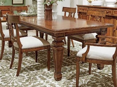 Stanley Furniture Old Town 76-120&quot; Rectangular Wood Barrister Dining Table SL9351136
