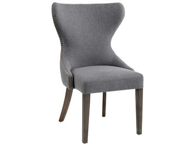 Sunpan Modern Home 5west Dark Grey / Distressed Walnut Side Dining Chair SPN101151