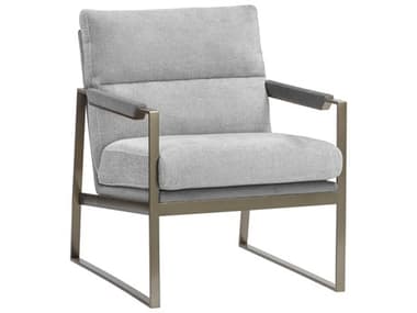 Sunpan Modern Home Club Grey / Pewter Accent Chair SPN106501