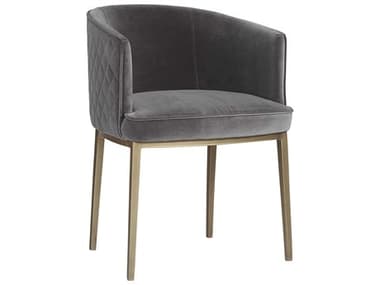 Sunpan Mixt Upholstered Arm Dining Chair SPN104308