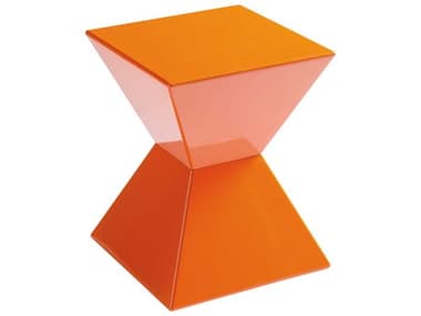 Sunpan Modern Home Urban Unity Orange 13'' Wide Square End Table SPN13009