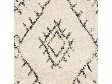 Surya Berber Shag Charcoal / Beige Square Sample SYBBE2305SAMPLE