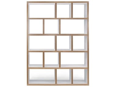 TemaHome Berlin 59" Pure White Plywood Bookcase TEM9500318115