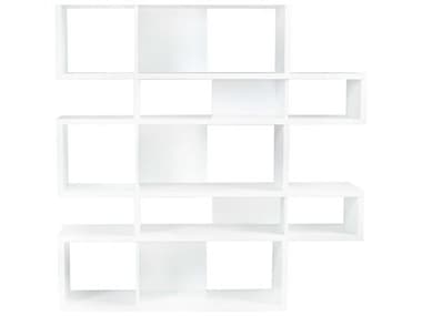 TemaHome London 61" Pure White Frame Bookcase TEM9500314902