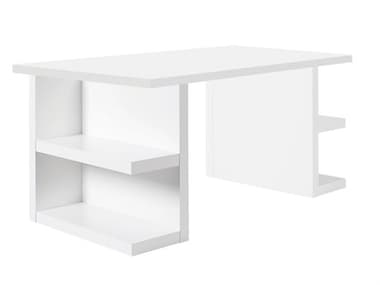 Temahome Multi Pure White 63''W X 35''D Rectangular Dining Table TEM9500612305