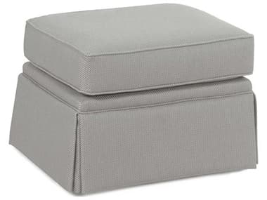 Temple Ascot 23" Fabric Upholstered Ottoman TMF1553