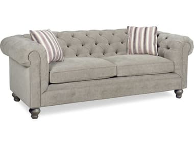 Temple Chesterfield 86" Fabric Upholstered Sofa TMF750086
