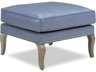 Temple Ivy 26" Leather Upholstered Ottoman TMF14923