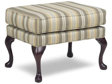 Temple Oxford 25" Fabric Upholstered Ottoman TMF1173
