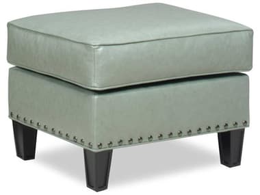 Temple Phillip 25" Leather Upholstered Ottoman TMF14903