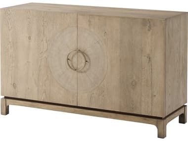 Theodore Alexander 20th Century European 52'' Mahogany Wood Aged Oak Sideboard TAL6105558