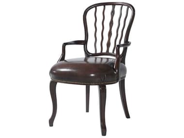 Theodore Alexander Althorp Living History Leather Arm Dining Chair TALAL410432AJB