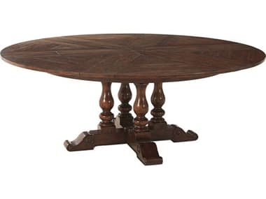 Theodore Alexander Castle Bromwich 78" Round Wood Mahogany Dining Table TALCB54001